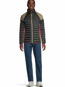 Takit<Wellensteyn Mol Racing -kevyttoppatakki BLACK/DARKSAND/DARKRED