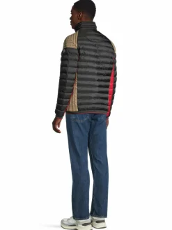 Takit<Wellensteyn Mol Racing -kevyttoppatakki BLACK/DARKSAND/DARKRED