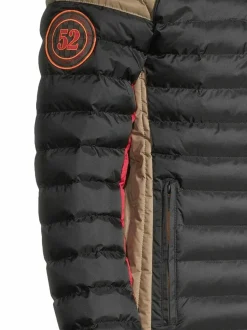 Takit<Wellensteyn Mol Racing -kevyttoppatakki BLACK/DARKSAND/DARKRED