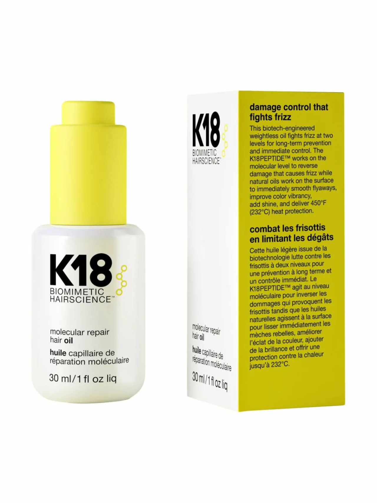 K18 Molecular Repair Hair Oil -hiusöljy, 30 ml^ Hiustenhoitotuotteet