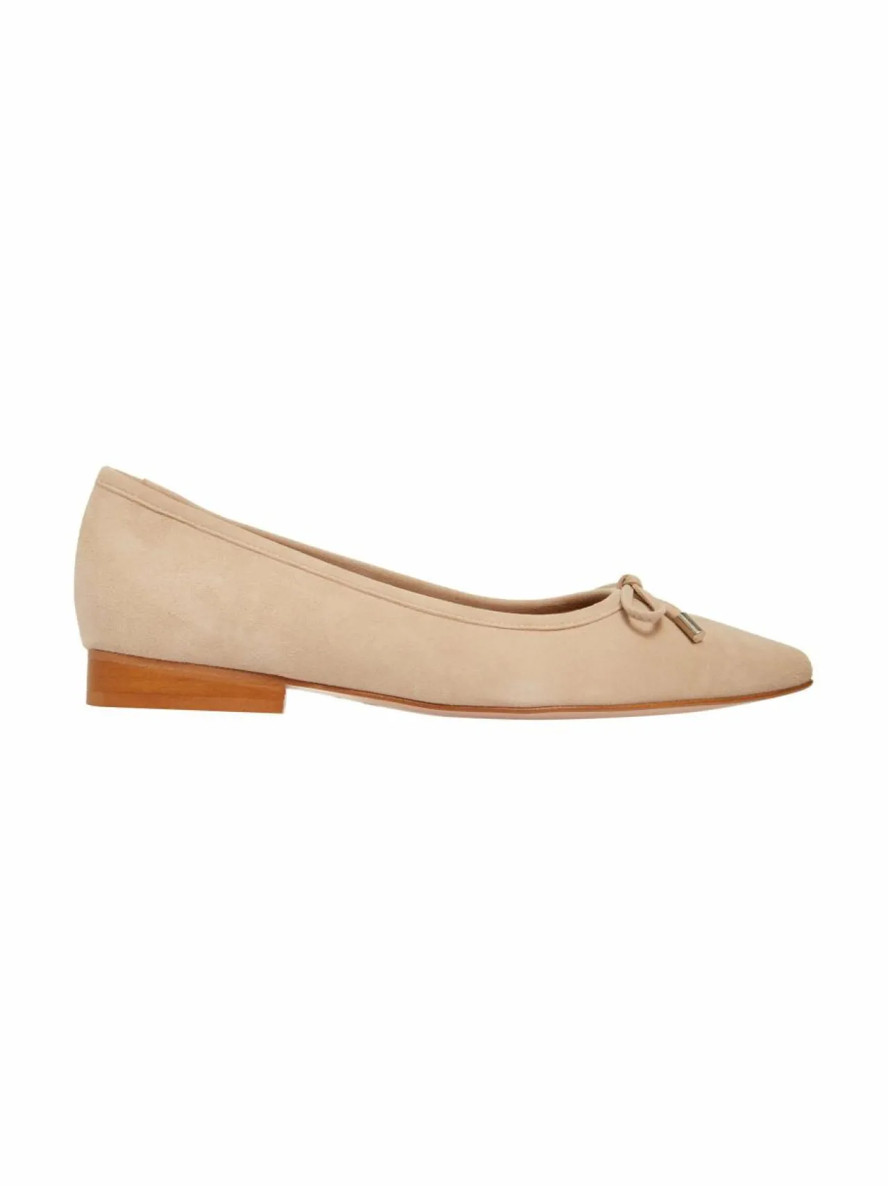 Kävelykengät & Loaferit<Flattered Monica-mokkanahkaballerinat SAND