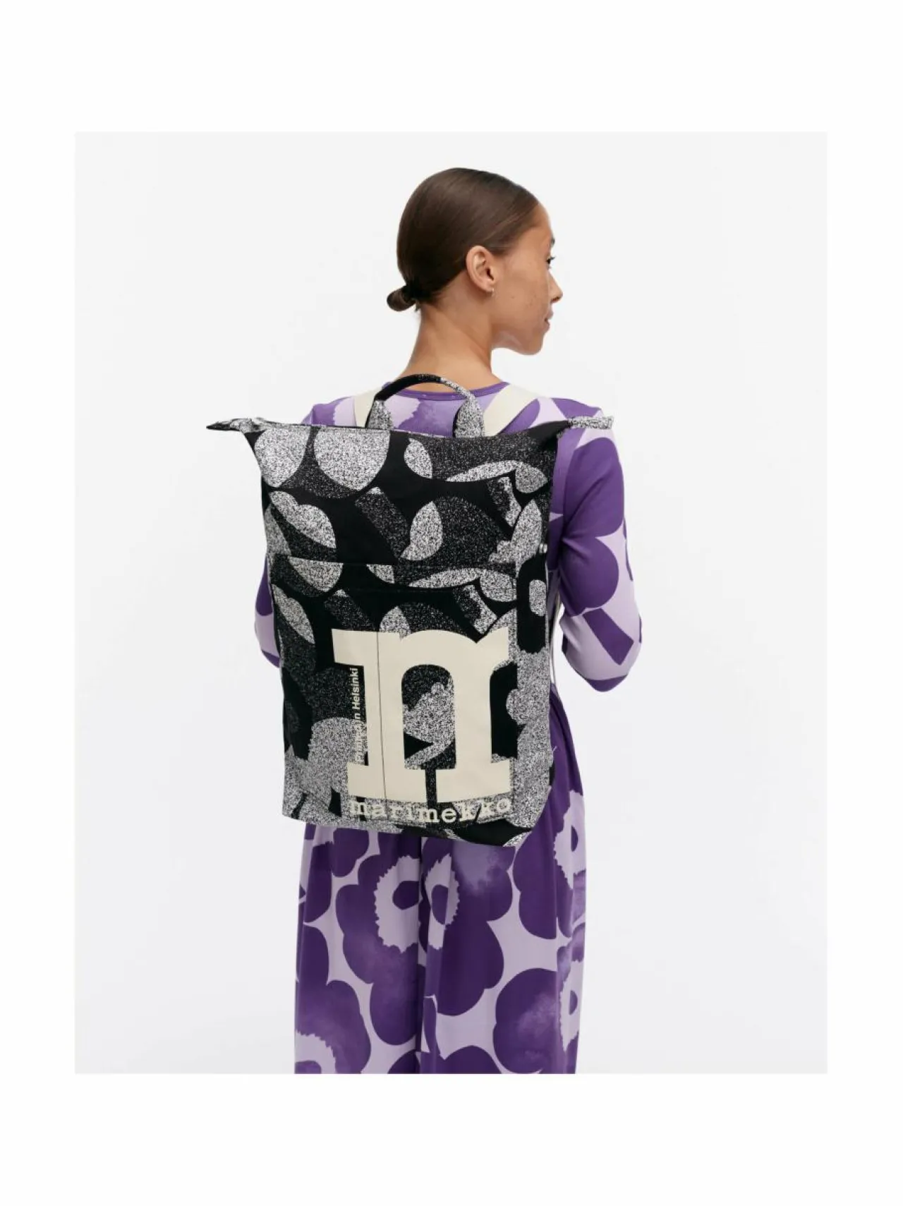 Reput|Reput<Marimekko Mono Backpack Unikko -reppu 910 BLACK, WHITE