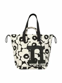 Shopperit<Marimekko Mono City Tote Unikko -laukku 908 COTTON, BLACK