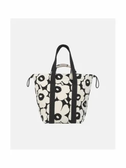 Shopperit<Marimekko Mono City Tote Unikko -laukku 908 COTTON, BLACK
