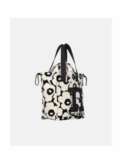 Shopperit<Marimekko Mono City Tote Unikko -laukku 908 COTTON, BLACK