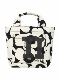 Shopperit<Marimekko Mono Mini Tote Unikko -laukku 908 COTTON, BLACK