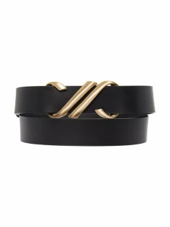 Vyöt<Proenza Schouler Monogram-nahkavyö 001 BLACK