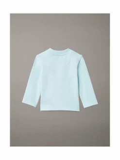 Pitkähihaiset Trikoopaidat|Pitkähihaiset Trikoopaidat<Calvin Klein Kids Monogram-trikoopaita CYS RAIN DANCE