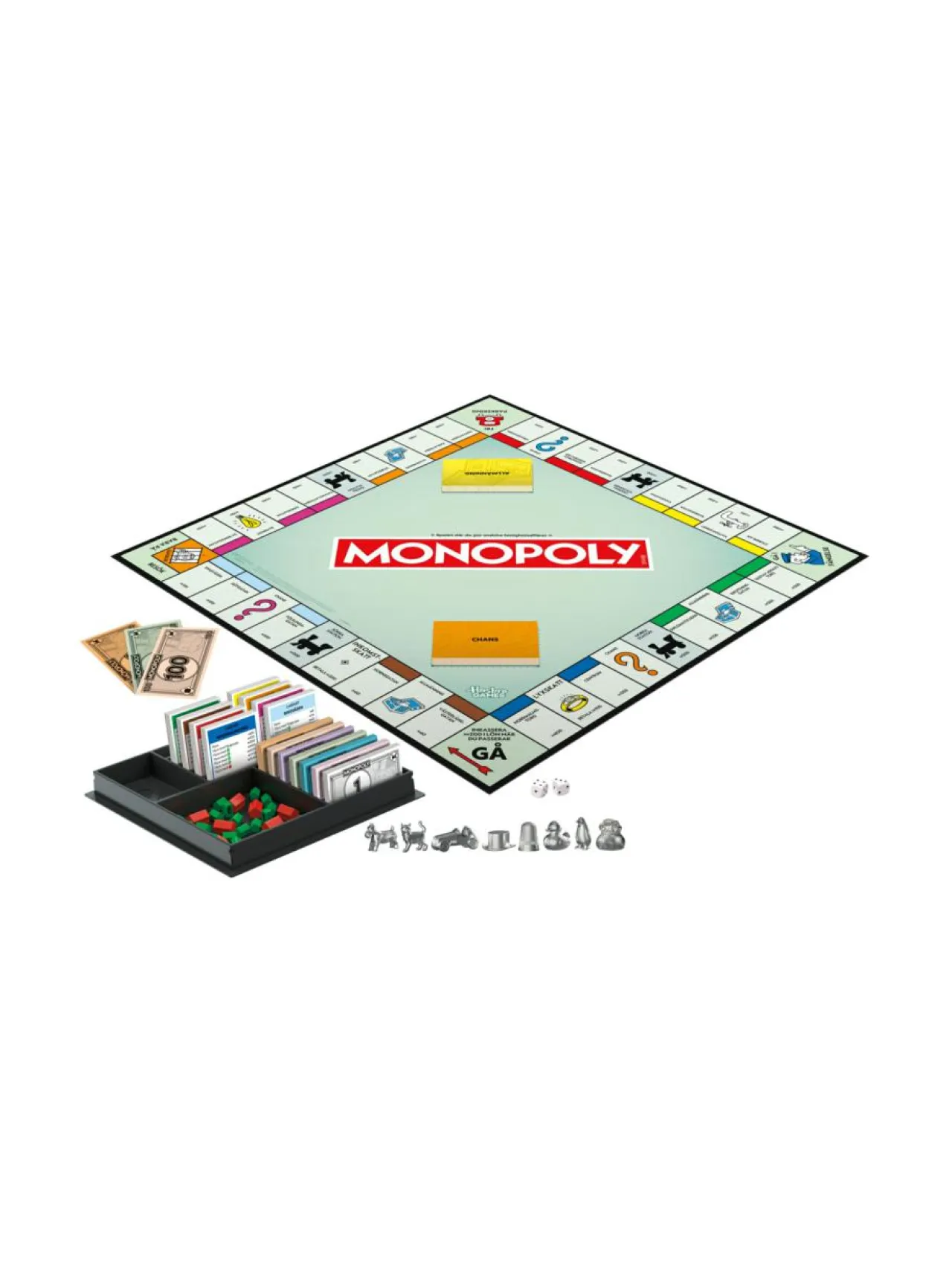 Pelit<MONOPOLY Lautapeli Classic Refresh (ruotsinkielinen)