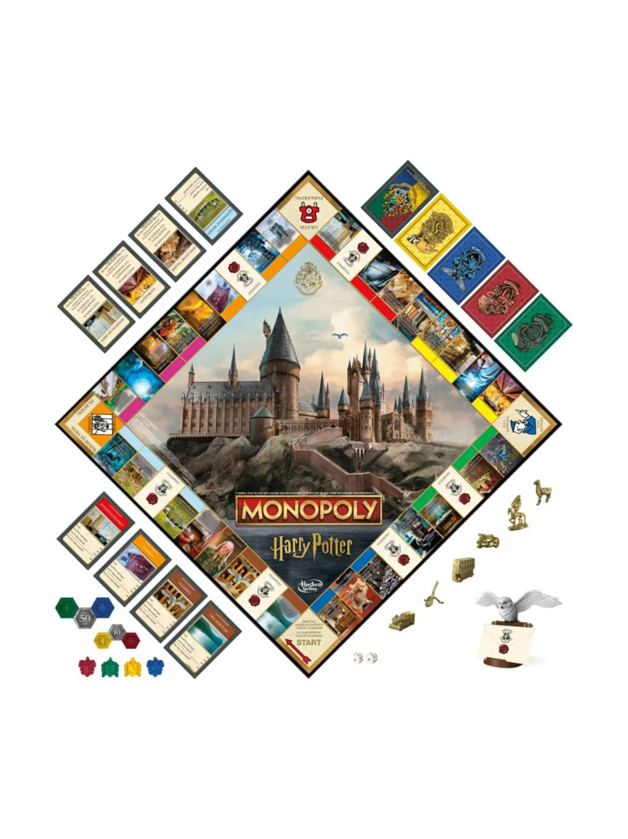 MONOPOLY lautapeli Harry Potter (suomen- ja ruotsinkielinen)^ Pelit