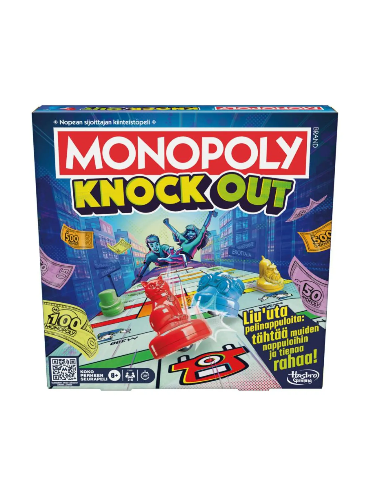 Pelit<MONOPOLY Lautapeli Knockout (suomenkielinen)