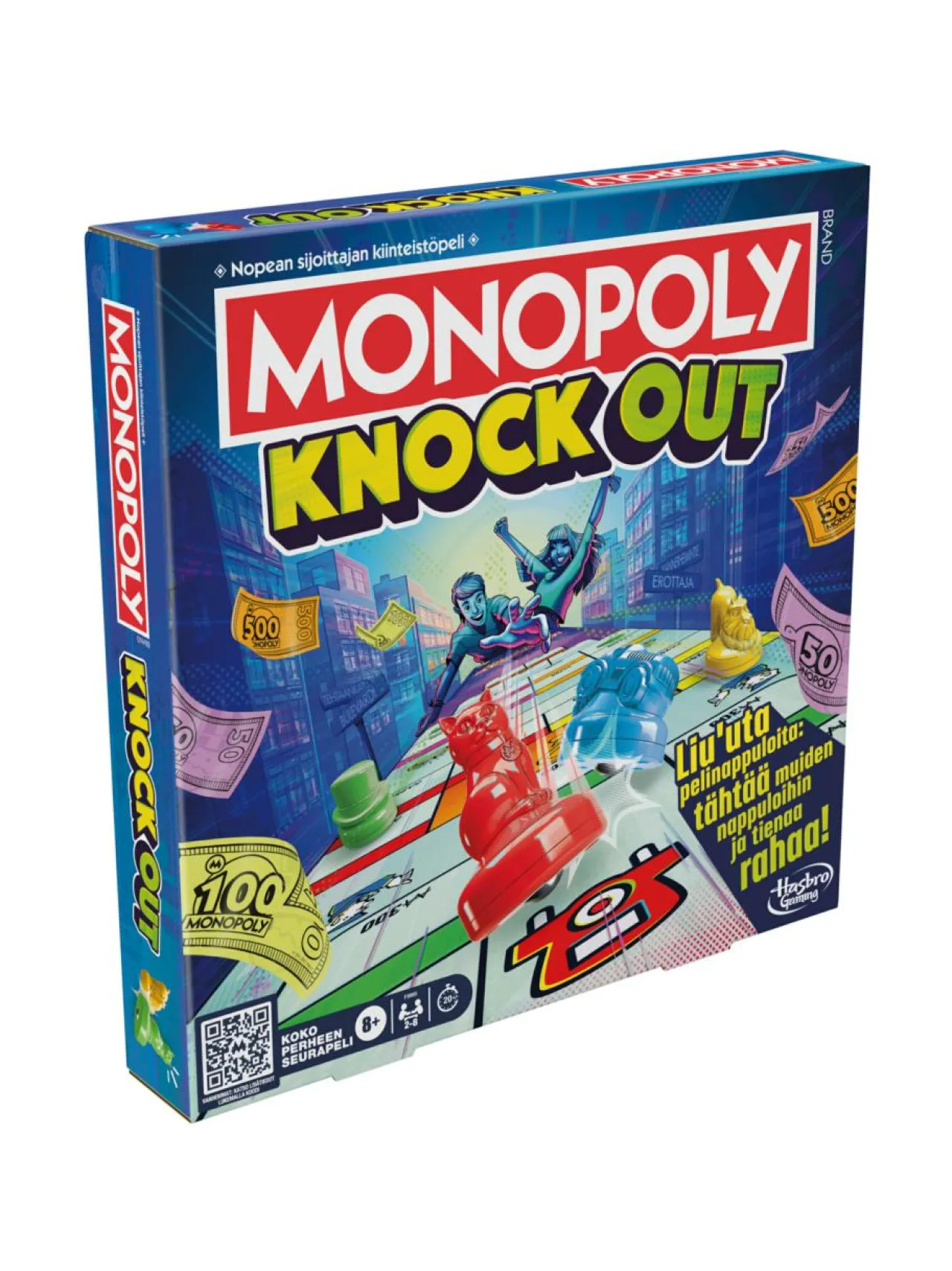 Pelit<MONOPOLY Lautapeli Knockout (suomenkielinen)