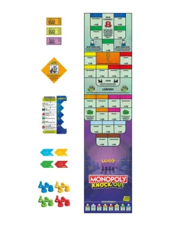 Pelit<MONOPOLY Lautapeli Knockout (suomenkielinen)
