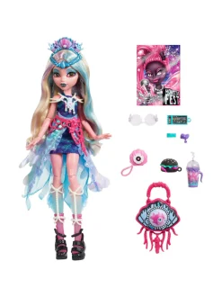MONSTER HIGH -festivaalinukke Lagoona^ Nuket & Nuken Tarvikkeet