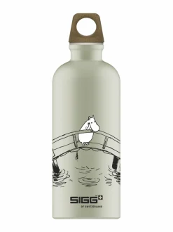 Tee, Kahvi & Vesi<Sigg Moomin Bridge -juomapullo, 0.6L SAGE