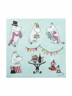 Havi Moomin Kestit -lautasliina, 20 kpl^ Keittiö- & Kattaustekstiilit
