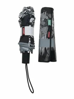 Sateenvarjot<Lasessor Moomin Midsummer -sateenvarjo 960 960 BLACK/WHITE
