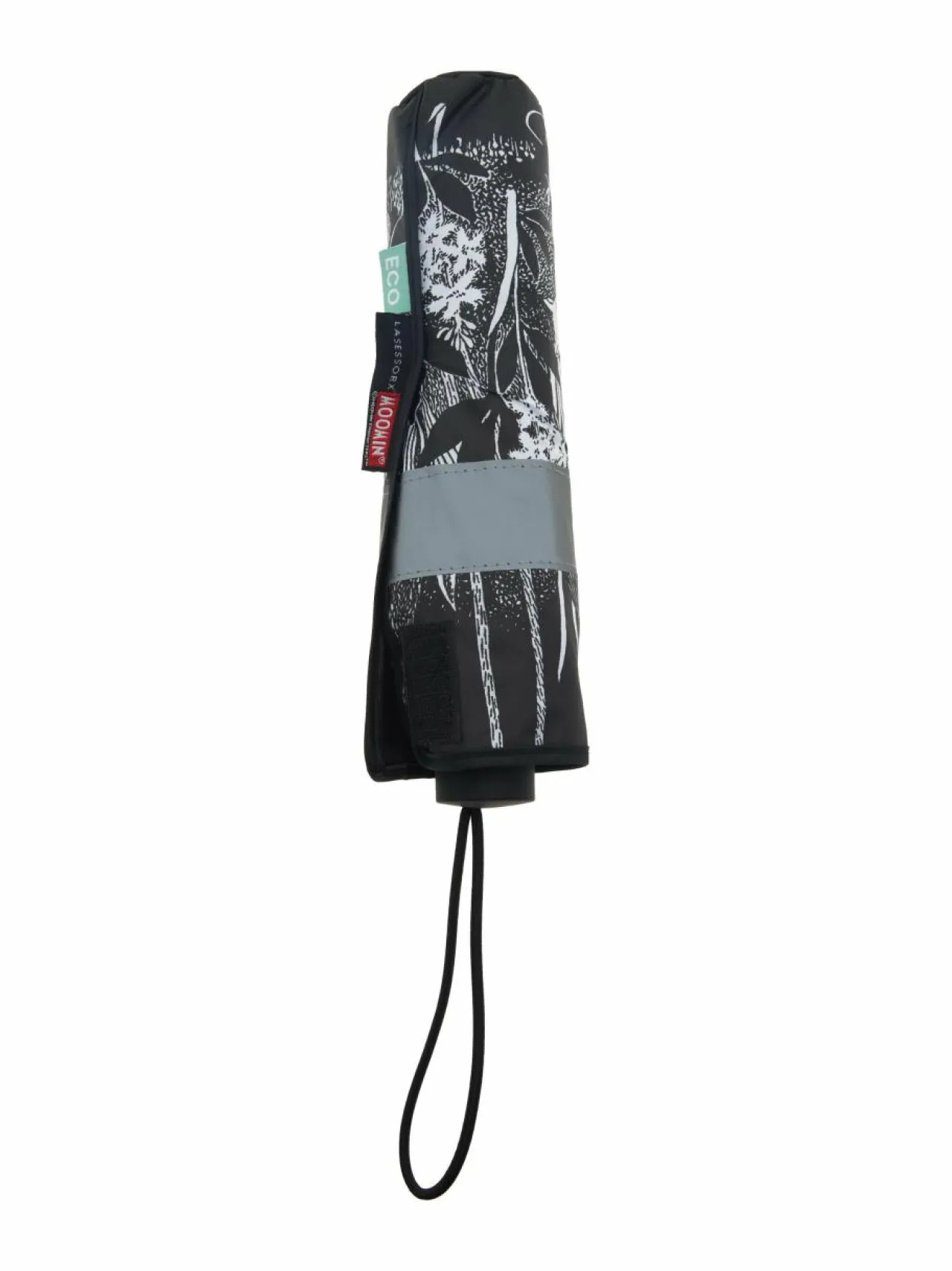 Sateenvarjot<Lasessor Moomin Midsummer -sateenvarjo 960 960 BLACK/WHITE