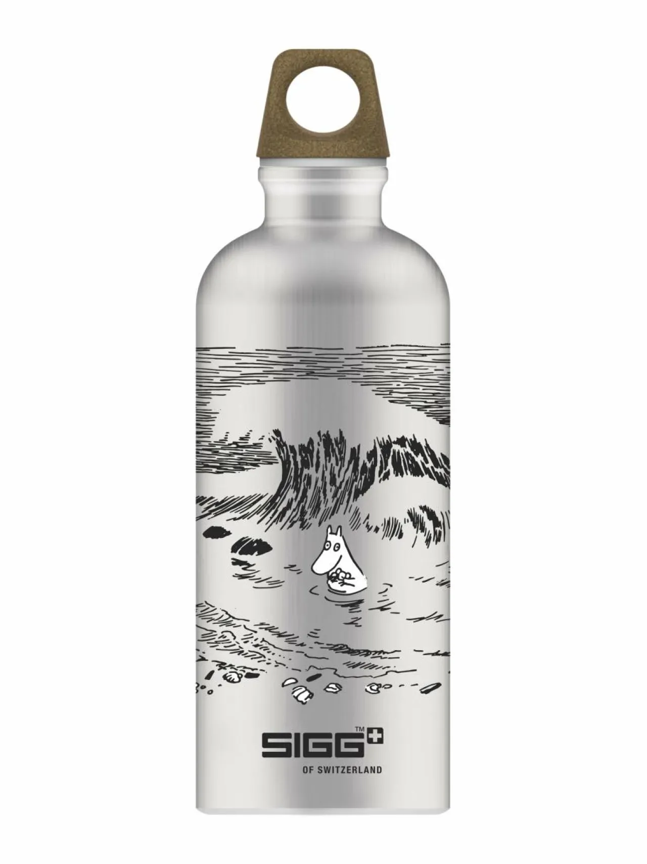 Sigg Moomin Sea -juomapullo, 0.6L^ Tee, Kahvi & Vesi