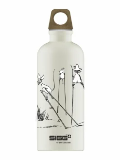 Tee, Kahvi & Vesi<Sigg Moomin Stilts -juomapullo, 0.6L ECRU