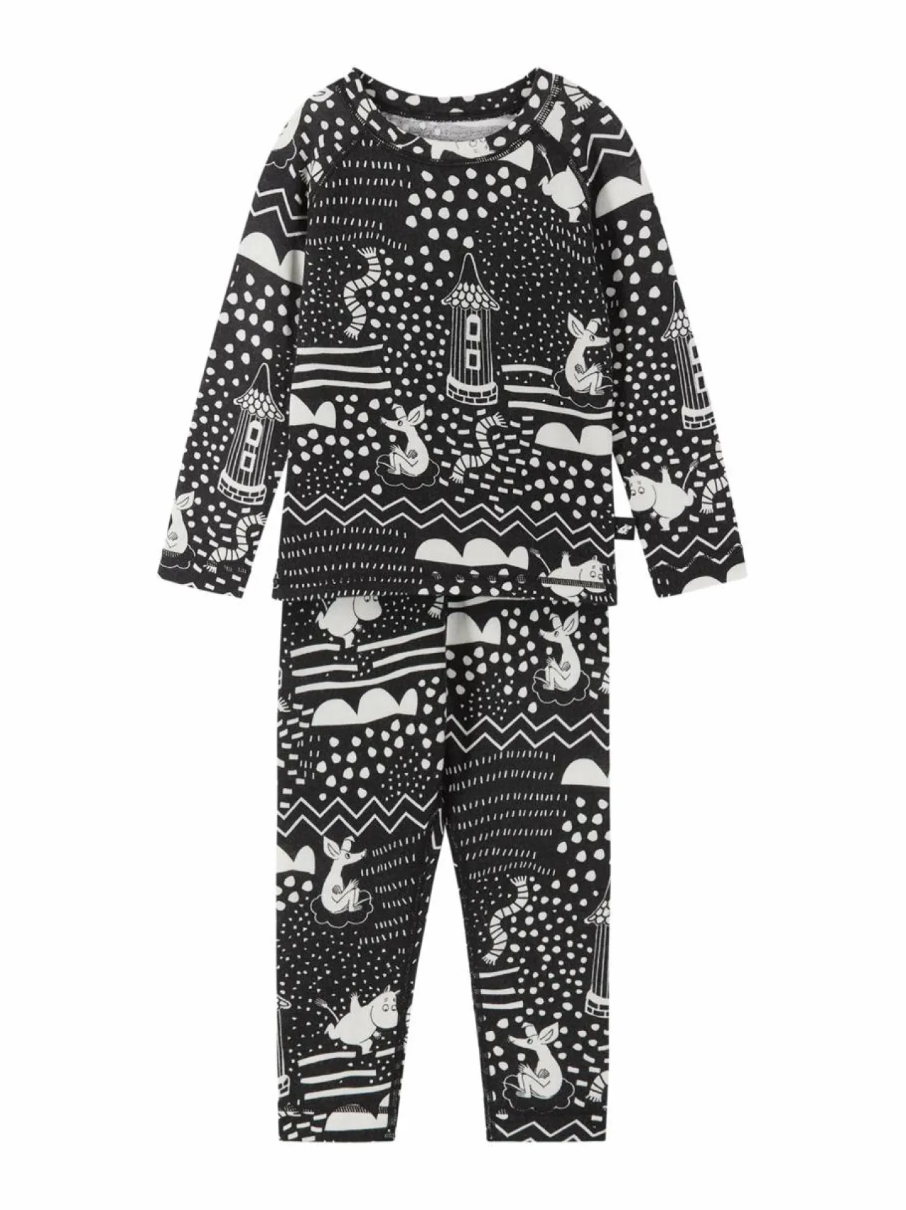 Colleget & Hupparit<Reima Moomin Trivsam -kerrasto 9995 BLACK