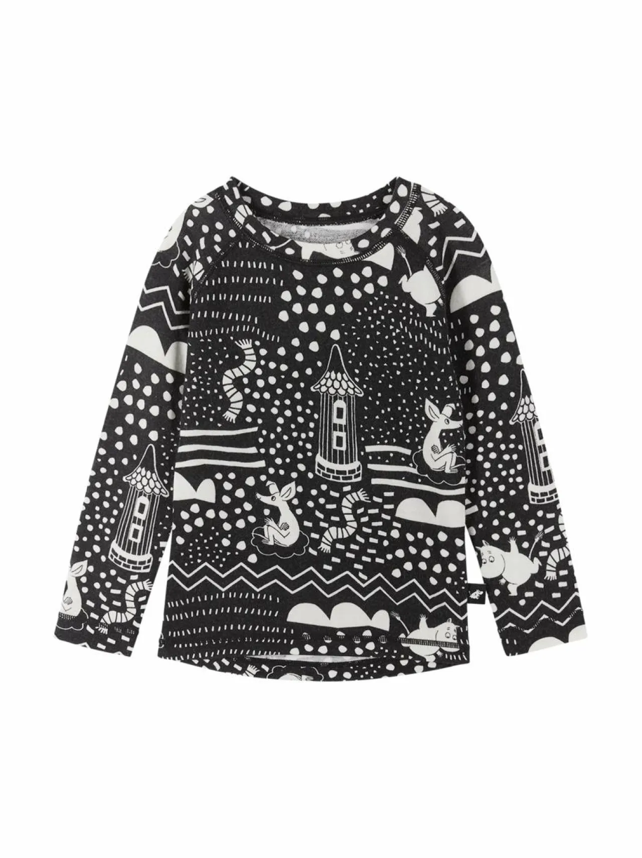 Colleget & Hupparit<Reima Moomin Trivsam -kerrasto 9995 BLACK