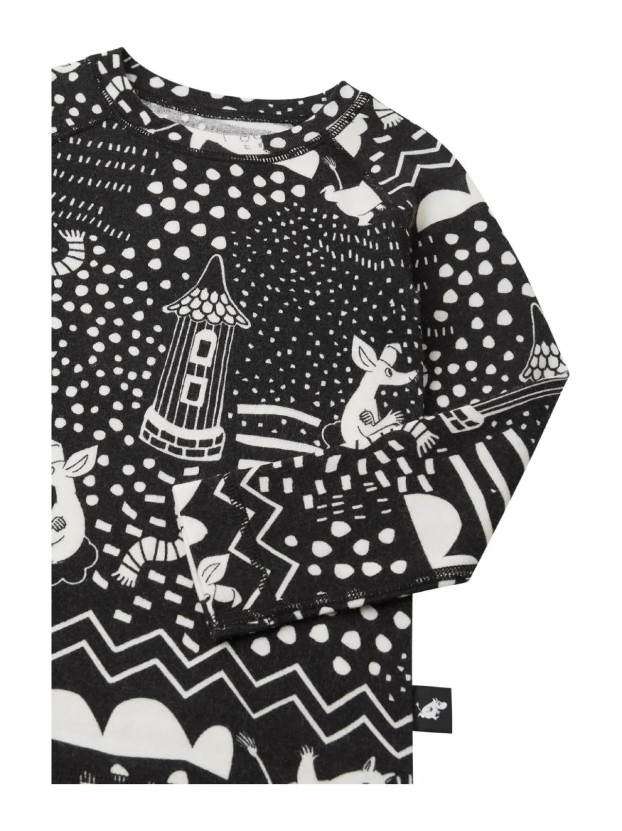 Colleget & Hupparit<Reima Moomin Trivsam -kerrasto 9995 BLACK