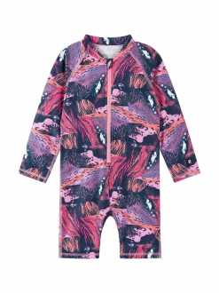 Ulkoiluvaatteet<Reima Moomin UV50+ Sandig -uimahaalari 4578 ROSE PINK