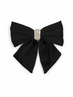 Hiustarvikkeet<Sui Ava Moon Dust Bow -hiusrusetti OBSIDIAN BLACK