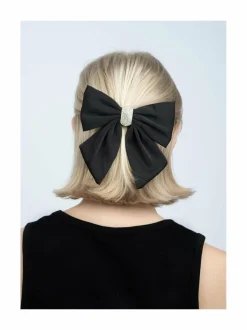 Hiustarvikkeet<Sui Ava Moon Dust Bow -hiusrusetti OBSIDIAN BLACK