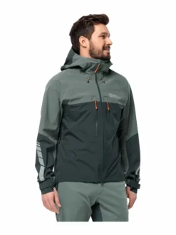 Urheilutakit<Jack Wolfskin MOROBBIA 3L JKT M BLACK OLIVE