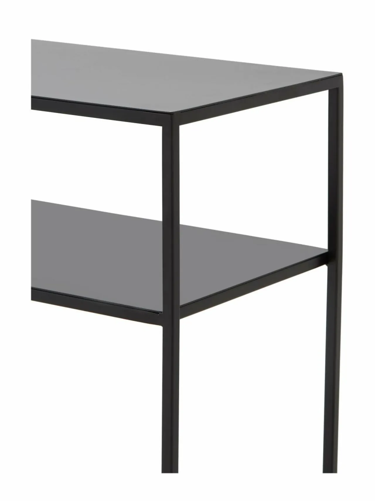Säilytys<Casa Stockmann Mount-metallisivupöytä 70 x 25.5 x 70 cm BLACK