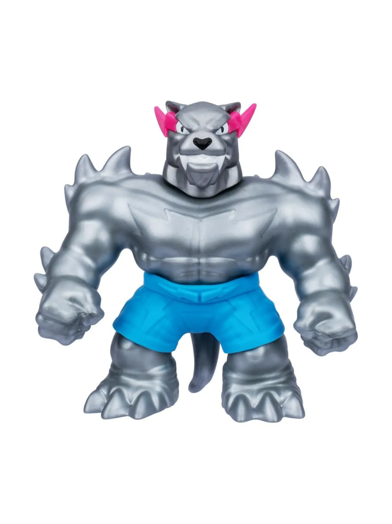 Figuurit & Interaktiiviset Lelut<MR BEAST MRBEAST LAB Venyvä hahmo Hopeapantteri, 11,5 cm