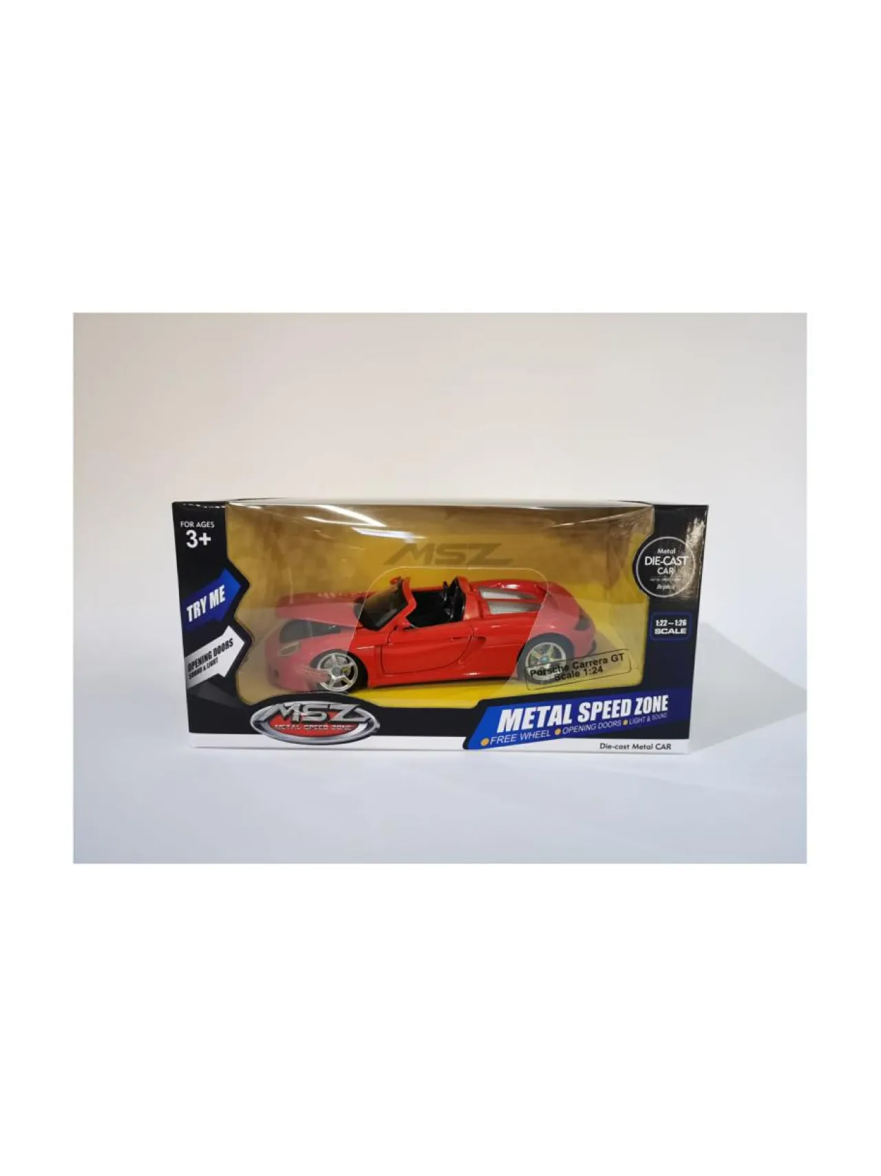 Autot Ja Muut Ajoneuvot<PORSCHE MSZ Metallinen pienoismalli Carrera GT, 1:24