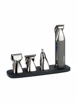 Ihokarvanpoisto<Babyliss MT996E Super X Metal Multi Trimmer -trimmerisetti GREY