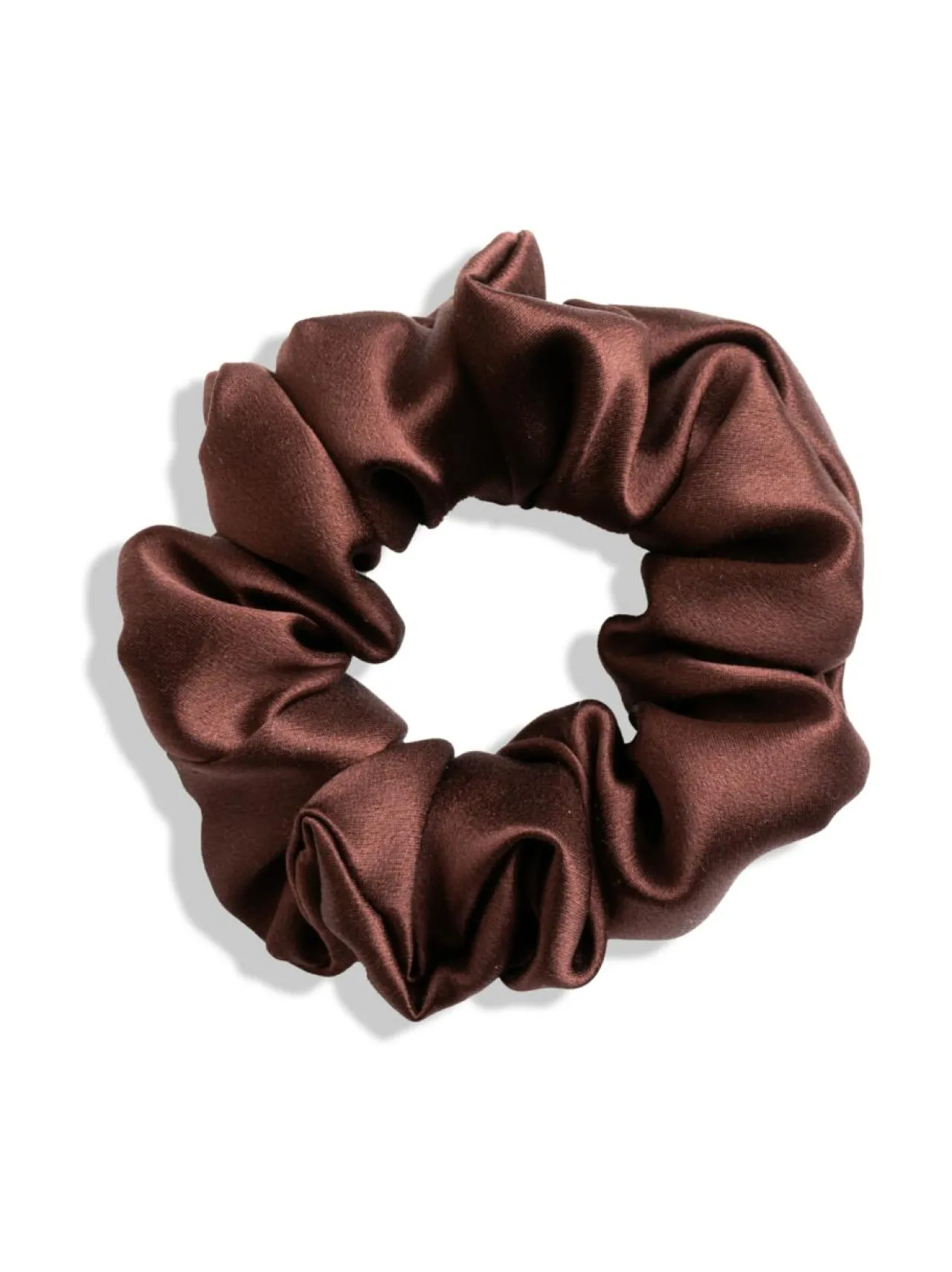 Hiustarvikkeet<Upcycle with Jing Mulberry Silk Scrunchie -hiusdonitsi - ruskea BROWN