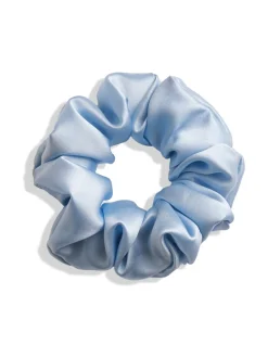 Upcycle with Jing Mulberry Silk Scrunchie -hiusdonitsi - vaaleansininen^ Hiustarvikkeet