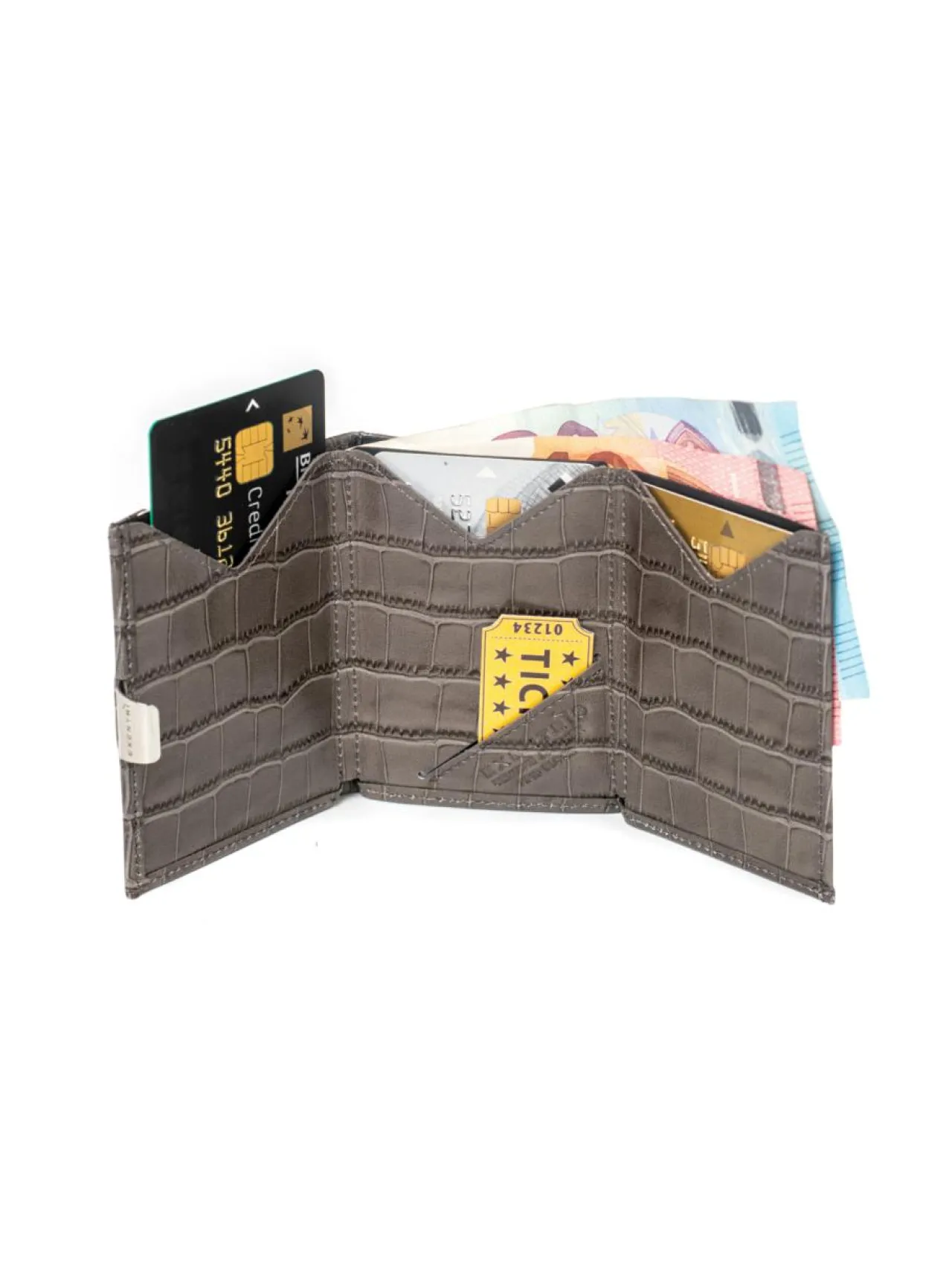 Lompakot & Kotelot<Exentri Multiwallet Caiman Grey HARMAA