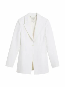Bleiserit & Jakut<Ted Baker London Musub- puuvilla-pellavableiseri WHITE