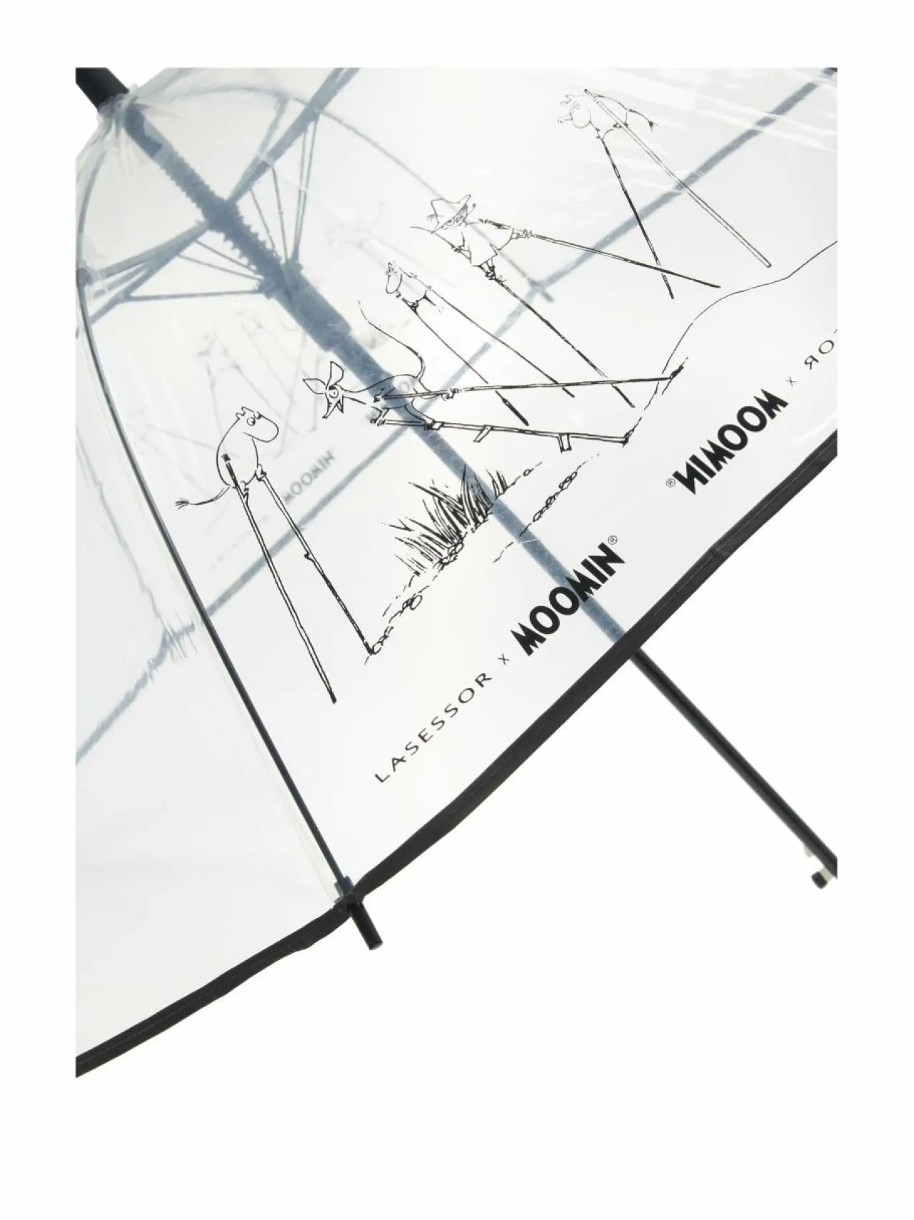 Sateenvarjot<Lasessor Muumi Stilts -sateenvarjo 998 998 CLEAR W BLACK