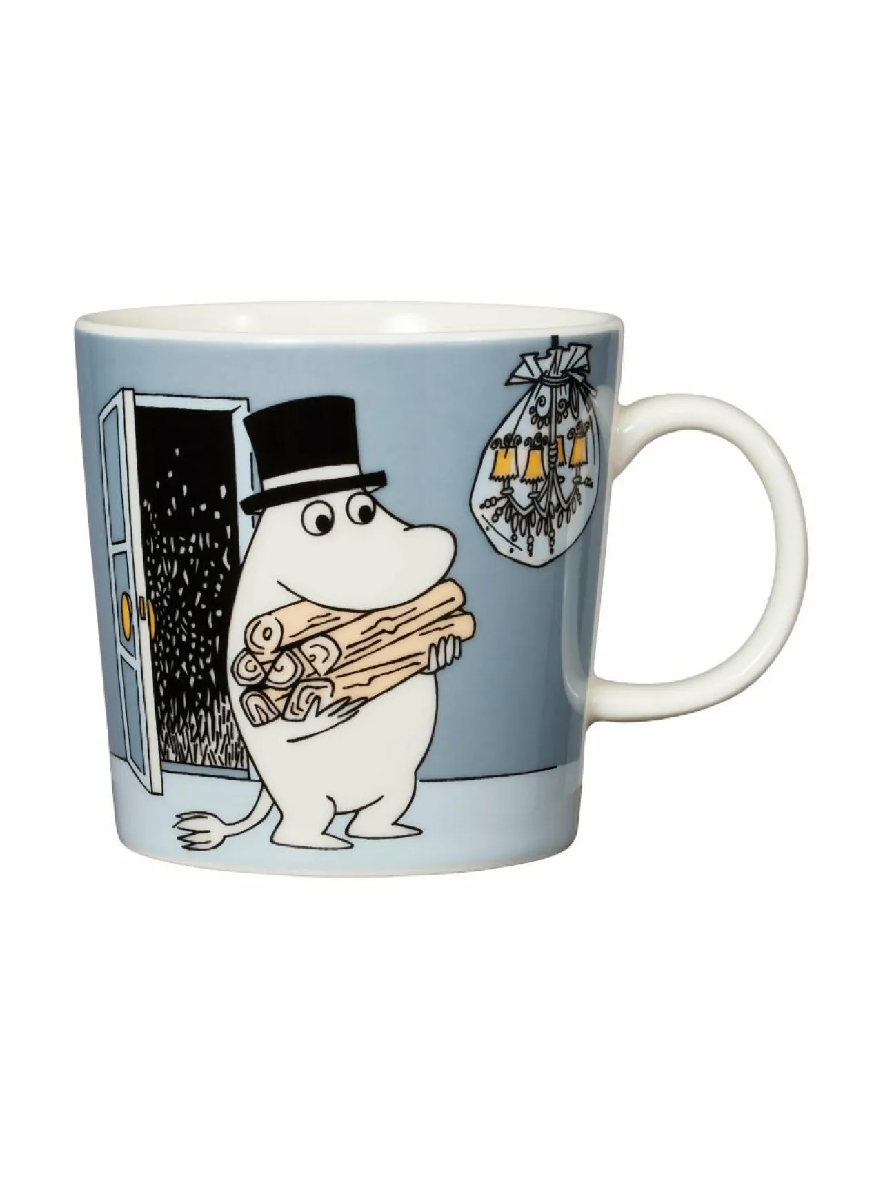 Mukit & Kupit & Asetit<Moomin Arabia Muumipappa-muki 0.3 l GREY