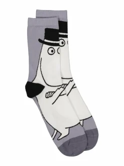 Sukat<MOOMIN Muumipappa-nilkkasukat GREY