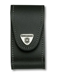 Retkeilytarvikkeet<Victorinox Swiss Army Knives Nahkakotelo 91mm, 5-8 krs. MUSTA