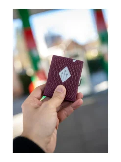 Lompakot & Kotelot<Exentri Nahkalompakko Purple Cobra PUNAINEN