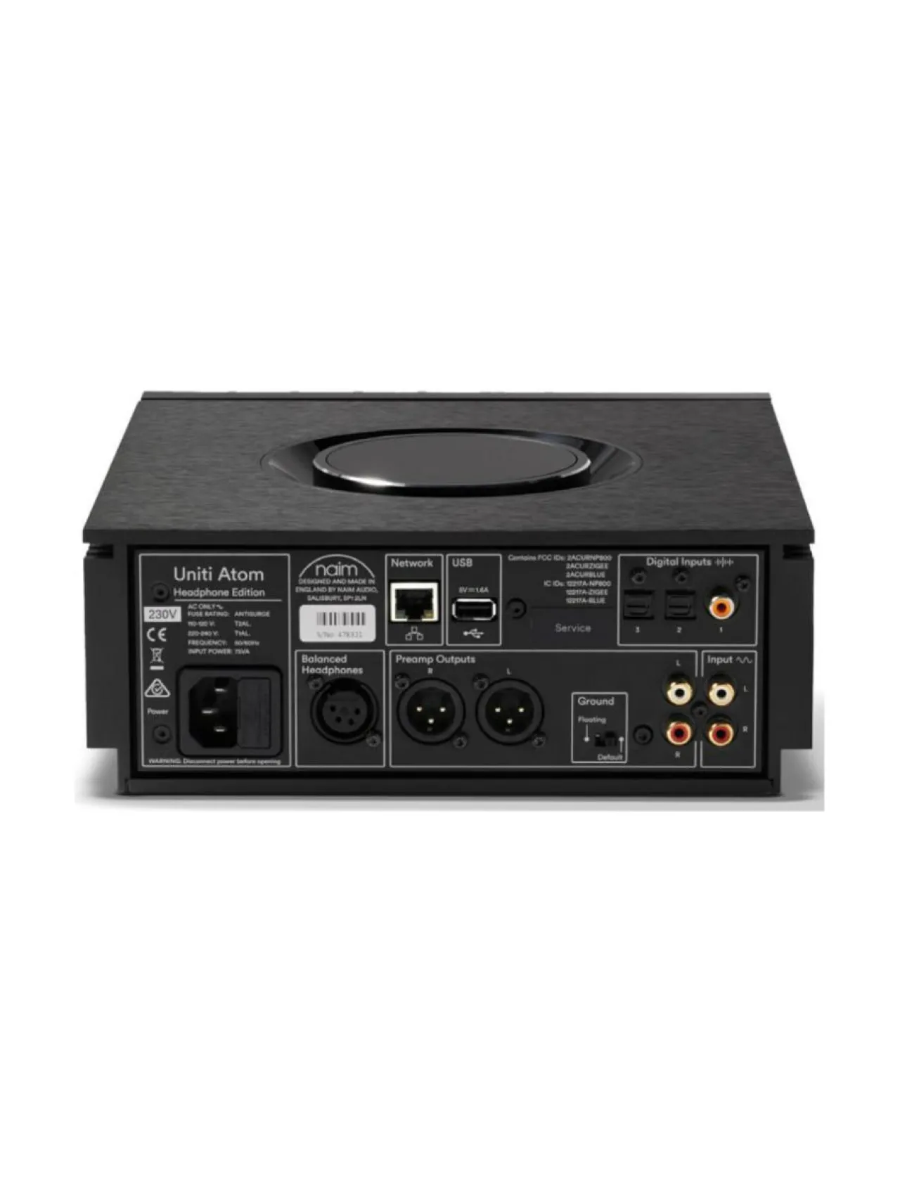 Naim Audio NAIM Uniti Atom Headphone Edition kuuloke- ja esivahvistin^ Audio