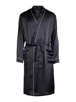 Pyjamat & Kylpytakit<Cap Horn loungewear Nathan-silkkiaamutakki DK. BLUE