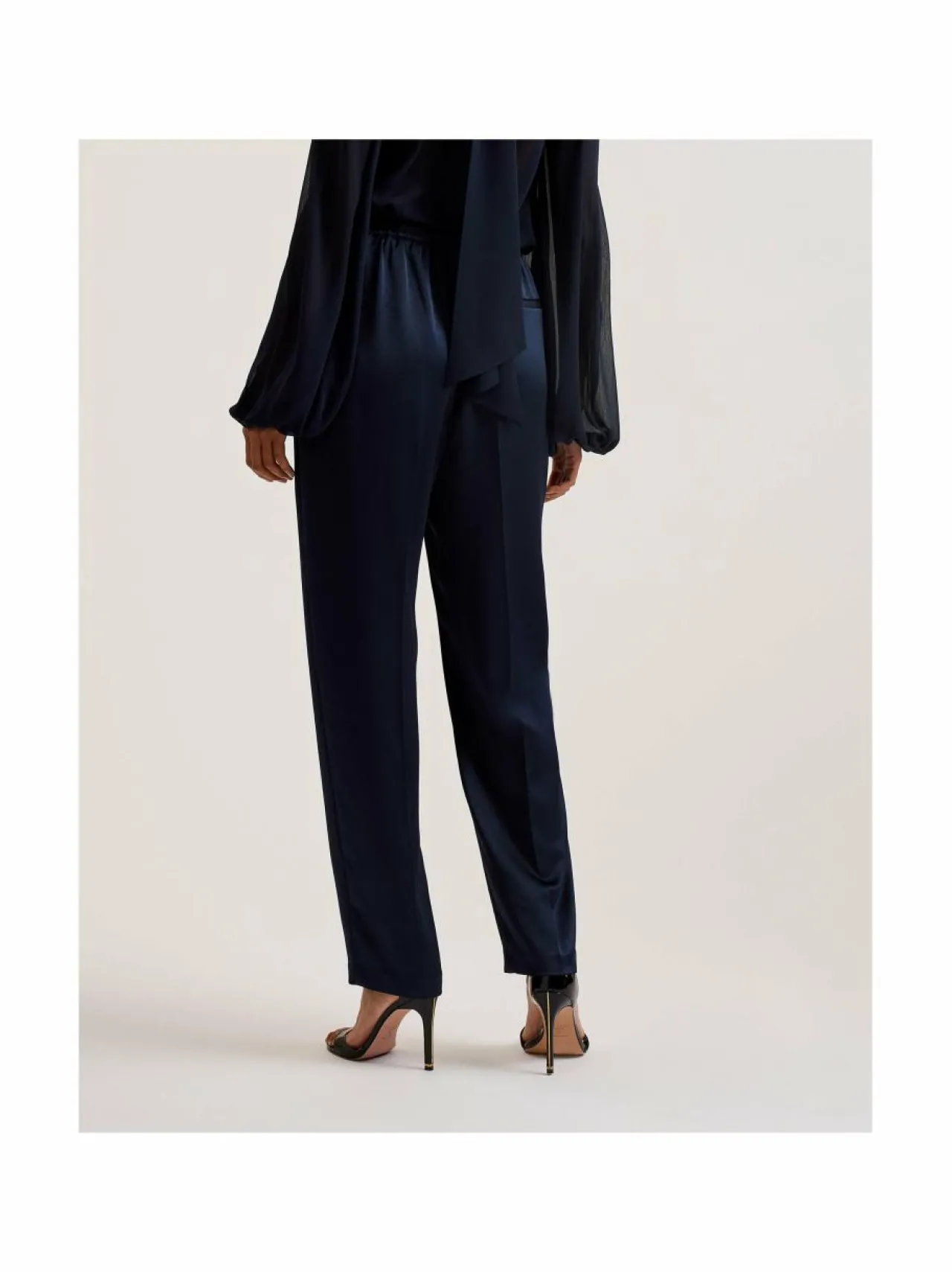 Housut<Ted Baker London Natori Jogger -satiinihousut NAVY