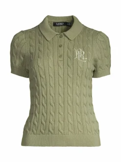 Neuleet<Lauren Ralph Lauren Natrissa-neulepusero SAGE GREEN