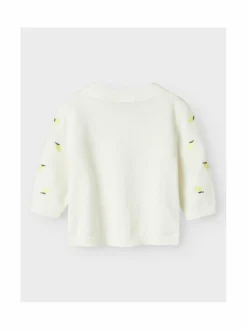 Neuleet<Name It NbfDetrille-neuletakki CLOUD DANCER