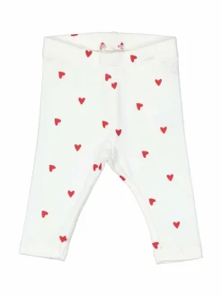 Housut<Name It NbfdHeart-leggingsit CLOUD DANCER